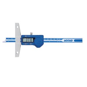 Accud 150 Mm Dijital Delikli Derinlik Kumpası