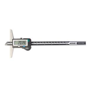 Accud Ip67 Su Geçirmez 0-200mm Dijital Derinlik Kumpası