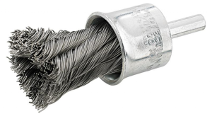 FORMAT 70450023 Pimli Kovan Fırça Burgulu Çelik 23x29x0,35 mm Şaft :6 mm