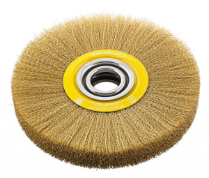 FORMAT 70530150 Daire Fırça Saçaklı Pirinç telli 150 x24 mm 0,3 mm Tel Kalınlığı