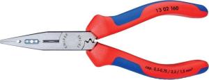 Knipex 13 02 160 Tel bağlama pensesi, 160 mm, polisajlı