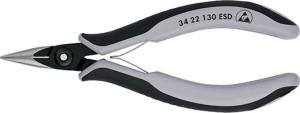 Knipex 34 22 130 ESD Elektronikçi hassas kargaburun 130 mm ESD