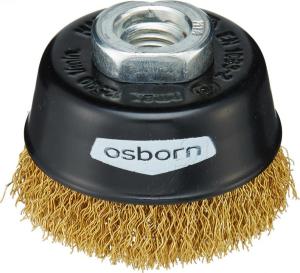 OSBORN 6912613561  Saçaklı çanak fırça, pirinç tel, 60 x 21 mm