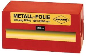 RECORD SN0,050  Metal folyo (paslanmaz çelik) 150x2500x0,050mm