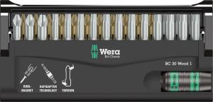 WERA 05057433001 Bits Set 30 Parça Wood 1