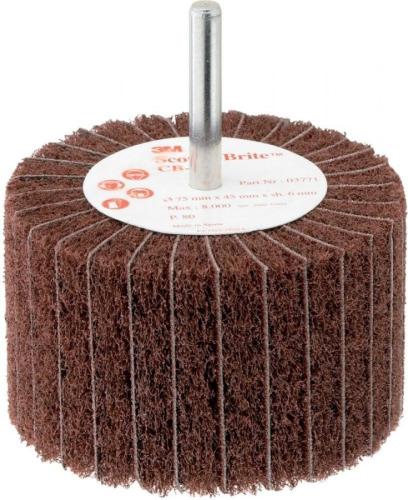 3M 3770 Saplı Mob Zımpara CB-ZS CB-ZS 75x45x6mm, P120