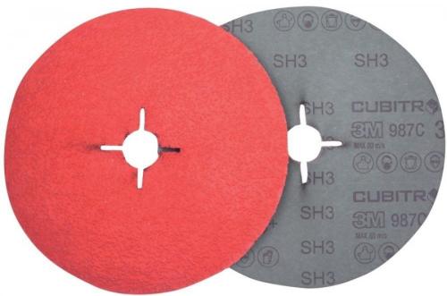 3M 464822 Fiber zımpara Cubitron II 987C180mm P060+