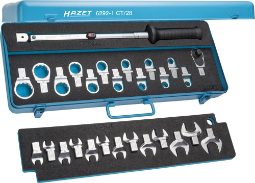 HAZET 6292-1CT/28 Tork Anahtarı Geçme Kafa set 28 Parça