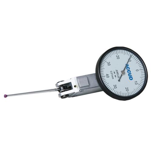 Accud 0-0,8mm 0,01 Uzun Uçlu Salgı Komparatör Saati