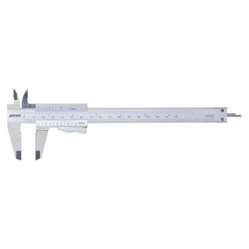 Accud 150 Mm Mekanik Kumpas 0,05 Basma Mandallı