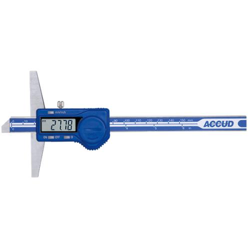 Accud 200 Mm Dijital Derinlik Kumpası