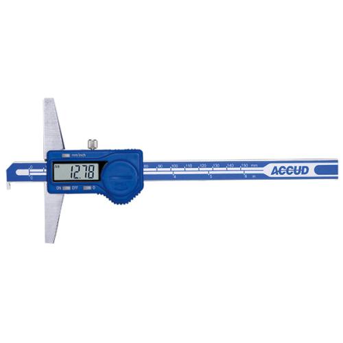 Accud 200 Mm Dijital Kancalı Derinlik Kumpası