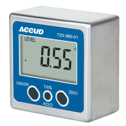 Accud 200mm 0-360 Dijital Açı Ölçer