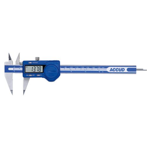 Accud Dijital Nokta Temaslı Kumpas 0-150 Mm