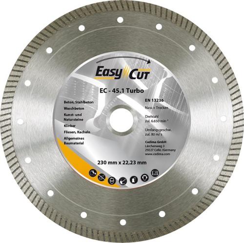 CEDİMA 9-0975 Elmas kesme diski EC-45.1 125x1,2x10x22,23mm