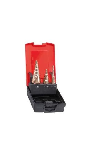 FORMAT 13170100 Universal kademeli matkap HSS-TiAlN 4-30 mm set