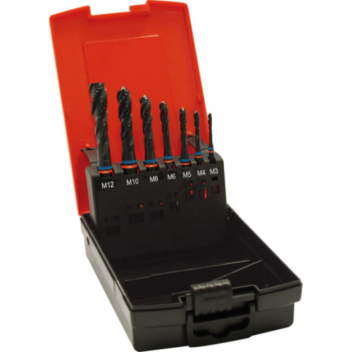 Format 16651000 Makine Kılavuzu Set Din 376 M 3-M 12 HSS-E SL 6H Tip N