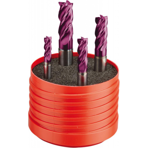 FORMAT 28050001 Karbür Parmak Freze 35/38G HPC Set 6-12EF 4 ağızlı VA