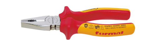 FORMAT 51510180 Kombine pense VDE 1000V İzole 180 mm