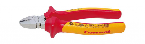 FORMAT 52960125 Yan keski, kromajlı VDE 1000V İzole  125 mm
