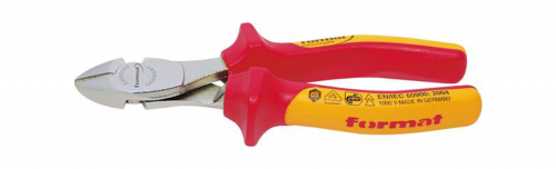 FORMAT 53200180 Ağır tip yan keski VDE 1000V İzole 180 mm kromajlı