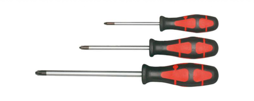 FORMAT 63540080 Tornavida seti, 3 parçalı PZ 1-2-3