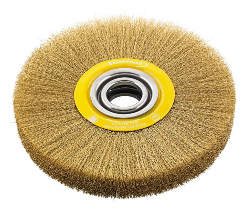 FORMAT 70530150 Daire Fırça Saçaklı Pirinç telli 150 x24 mm 0,3 mm Tel Kalınlığı