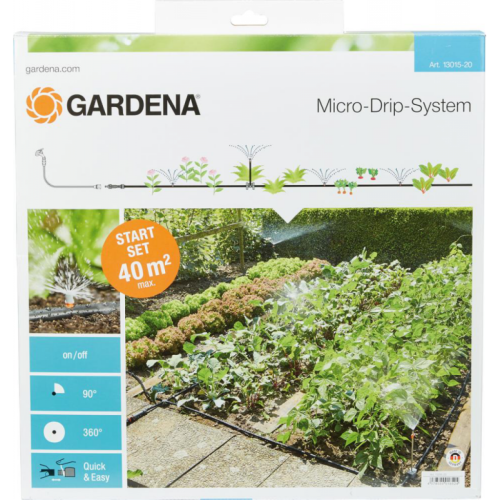 GARDENA 13015-20 Başlangıç Seti Dikili Alanlar için 40 M2