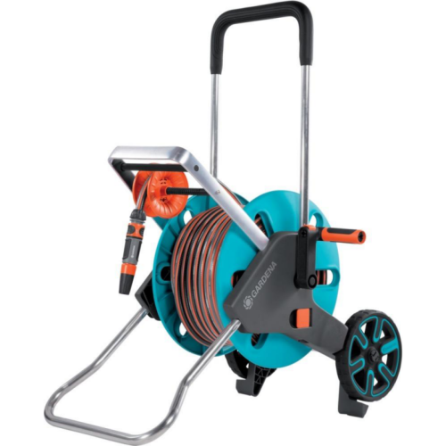 GARDENA 18517-20 Hortum Arabası Set AquaRoll M Easy Set 20Mt Hortum ve aksesuarlarla birlikte