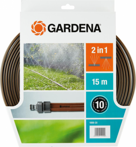 GARDENA 1999-20 Yağmurlama Sistemi Sulama Hortumu Kahverengi 15 Mt