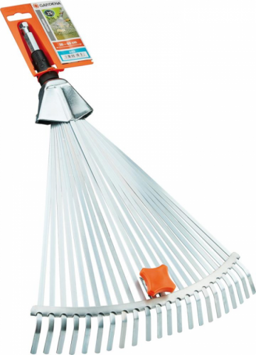 GARDENA 3103-20 Tırmık Galvanizli Yay Çeliği Ayarlanabilir 30-50 cm Combi System