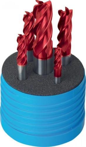 Gühring  9056350010000 Karbür Freze seti VHM FIRE 6-16mm 5parça