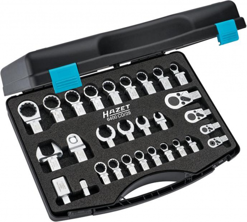 HAZET 6400CD/29 Tork Anahtarı Geçme Kafa set 29 Parça