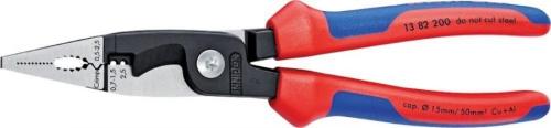 Knipex 13 82 200 Çok fonksiyonlu elektrikçi pense, 200 mm
