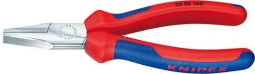 Knipex 20 05 140 Düz uçlu kargaburun kromajlı 140 mm