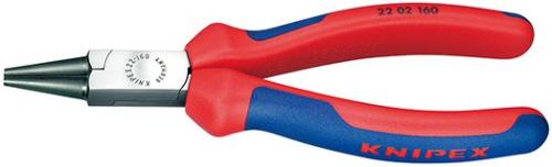 Knipex 22 02 160 Yuvarlak uçlu kargaburun polisajlı 160 mm
