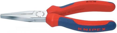 Knipex 30 15 160 Uzun tip düz kargaburun Form 1 160 mm kromajlı