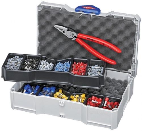 Knipex 97 90 06 Kablo pabuç seti, pense dahil değil