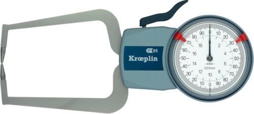 Kröplin D220  Yoklayıcı kollu dış ölçüm komperatörü 0-20 mm MKL22,0