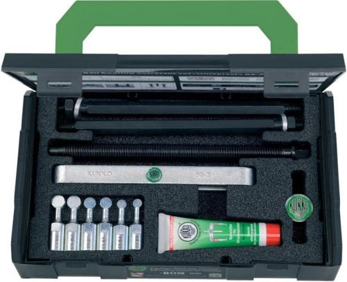 KUKKO 69-B Rulman çektirme seti, 18 parçalı