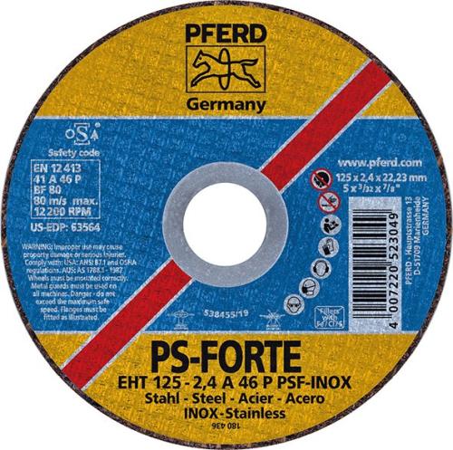 PFERD 560372 KESME TAŞI EHT 125-1,0 PSF STEELOX