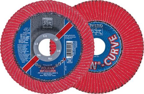 PFERD 790182 FLAP ZIMPARA PFR 125-L CO 60 SGP CURVE STEELOX