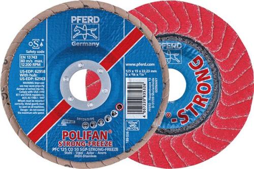 PFERD 835326 FLAP ZIMPARA PFC 125 CO-FREEZE 50 SGP STRONG INOX