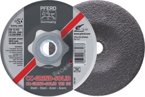 PFERD 887059 CC-GRIND-SOLID 115 SG STEEL
