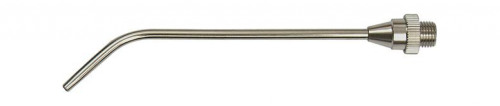 Riegler 22/250 Hava Tabancası Uzatması Eğri Uçlu M12x1,25 250mm nikel kaplamalı pirinç malzemeden