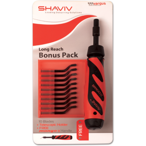 SHAVIV Bonus Set E 100  HSS  10 ad E100 uç Uzun Tutuculu   Sap ile birlikte 155-00181