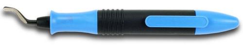 SHAVIV GLO-BURR E100 MAVİ SET Ağır Hizmet Değiştirilebilir E 100 Bıçak ile 155-29133