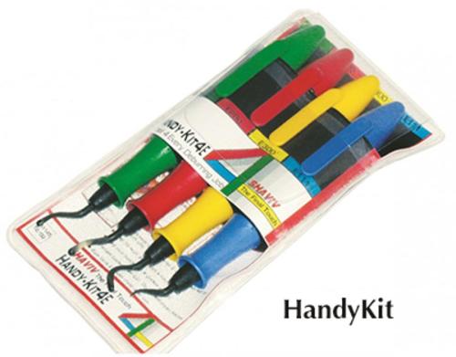 SHAVIV GLO-BURR Handy Kit  E 100/200/300/111  4 parça Set  154-29144