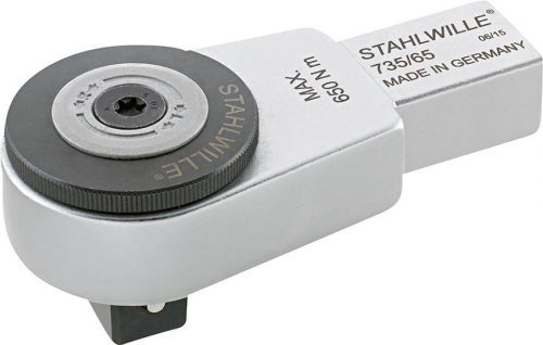 STAHWILLE 735/10 Tork Anahtarı Başlığı Cırcırlı 9X12 - 1/2"