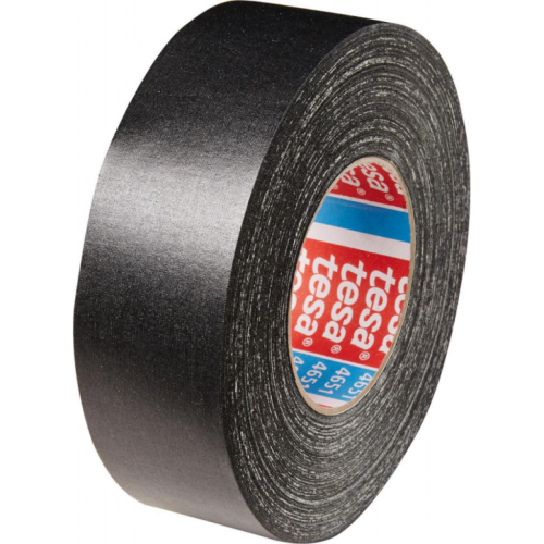TESA 4651-508 Akrilik kaplamalı Bez bant 50m x 50mm Siyah